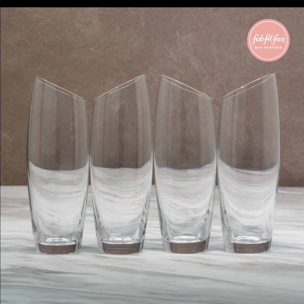 NWT NIB champagne flute glasses
